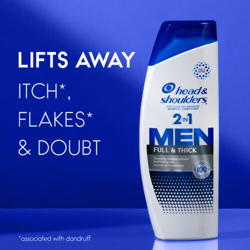 Head and Shoulders 2 in 1 Full & Thick Dandruff Shampoo and Conditioner Perspective: bottom