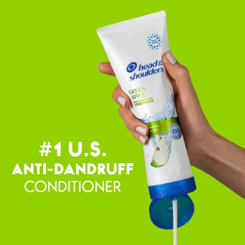 Head and Shoulders Dandruff Shampoo and Conditioner Set, Green Apple Perspective: bottom