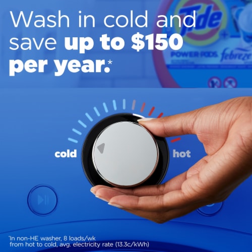 Tide Power Pods Sport with Febreze Freshness Odor Defense Liquid Laundry Detergent Pacs Perspective: bottom