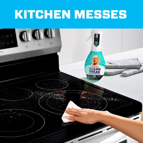 Mr. Clean Clean Freak Deep Cleaning Mist Multi-Purpose Cleaner Starter Kit Unstopables Fresh Perspective: bottom