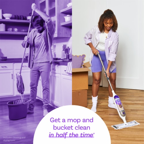 Swiffer POWERMOP Liquid Wood Cleaner Refill Perspective: bottom
