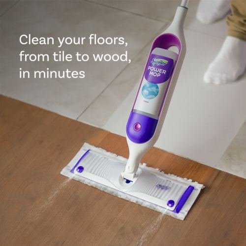 Swiffer PowerMop Floor Cleaning Solution with Fresh Scent Perspective: bottom