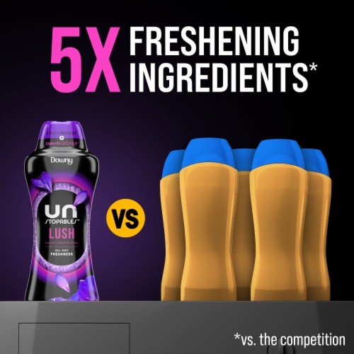 Downy Unstopables Lush In-Wash Scent Booster Beads Perspective: bottom