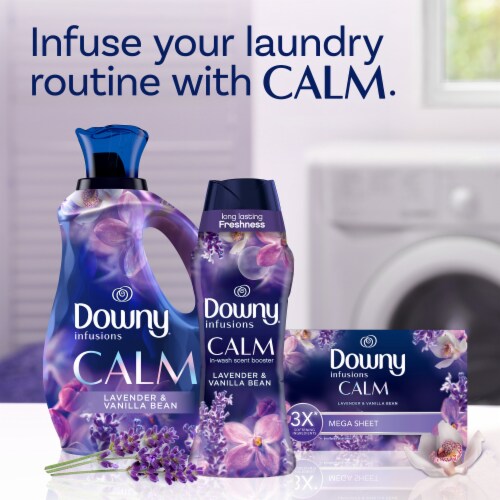 Downy® Infusions Lavender & Vanilla Bean Calm In-Wash Scent Booster Beads Perspective: bottom