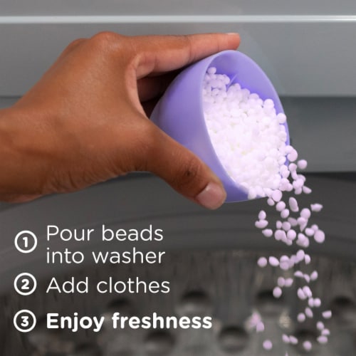 Downy Light White Lavender In-Wash Scent Booster Beads Perspective: bottom