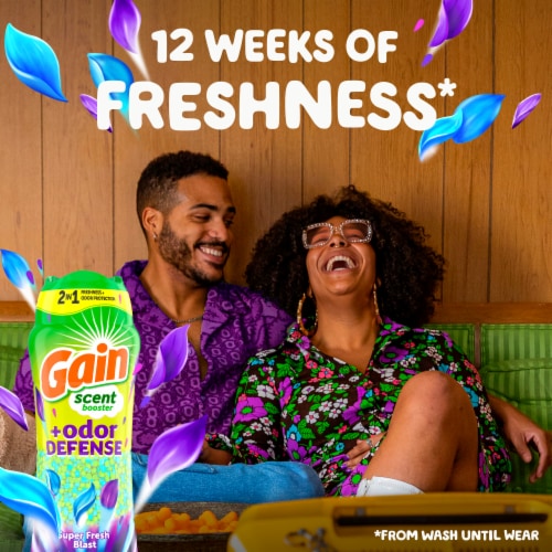 Gain Fireworks Odor Defense Super Fresh Blast In-Wash Scent Booster Beads Perspective: bottom