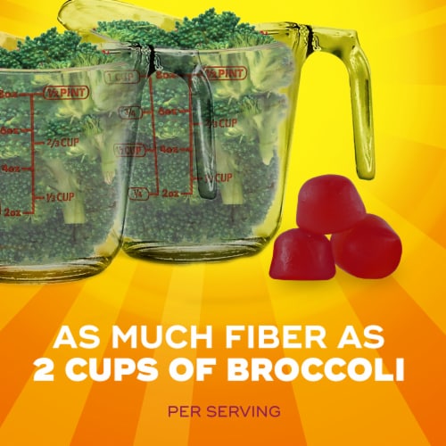 Metamucil Fiber + Vitamins C D & B12 No Sugar Added Citrus Gummies Perspective: bottom