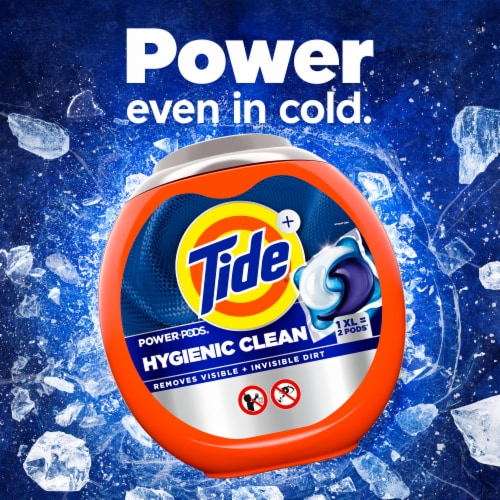 Tide Power Pods Hygienic Clean Original Laundry Detergent Pods Perspective: bottom