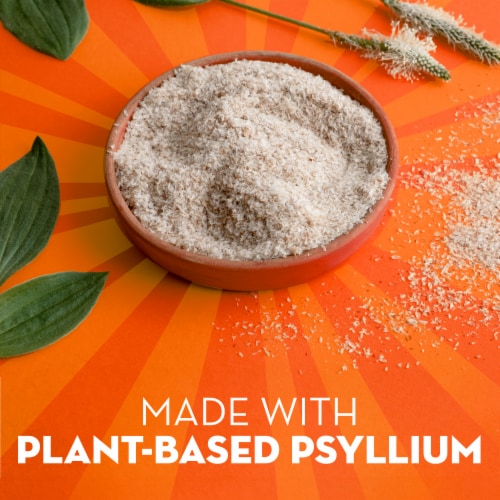 Metamucil Fiber + Vitamins C D & B12 Citrus Sparkling Powder Perspective: bottom