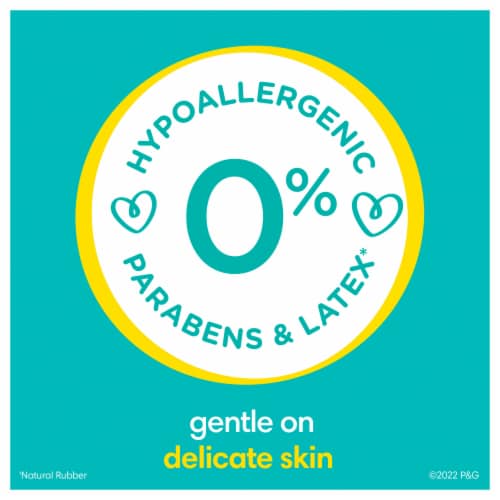 Pampers Swaddlers 100% Leakproof Skin Protection Diapers Size 8 (46 + lb) Perspective: bottom