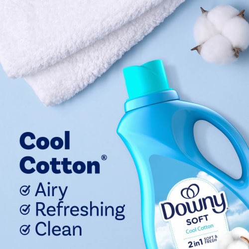 Downy Ultra Cool Cotton Liquid Fabric Softener Fabric Conditioner, 66 fl oz  - Kroger