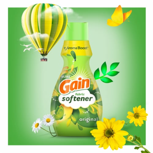 Gain Original Liquid Fabric Softener Fabric Conditioner Perspective: bottom