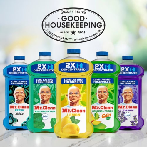 Mr. Clean Liquid Dilute 2X Concentrated Multi-Surface Cleaner Lemon Perspective: bottom