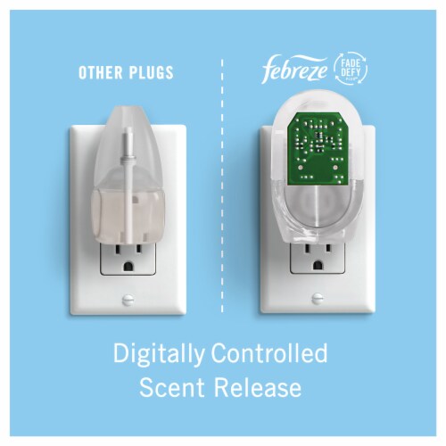Febreze Odor-Fighting PLUG™ Air Freshener Oil Refill - Refresh & Energize Perspective: bottom