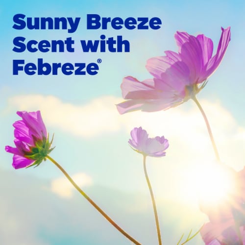 Tide Simply Sunny Breeze Scent Oxi Boost + Febreze Odor Defense Liquid Laundry Detergent Perspective: bottom
