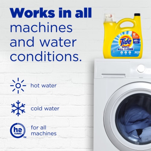 Tide Simply Clean & Fresh Refreshing Breeze Liquid Laundry Detergent Perspective: bottom