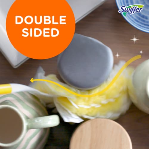 Swiffer Dusters Multi-Surface Heavy Duty Duster Refills, Unstopables Fresh Scent Perspective: bottom