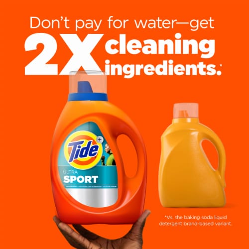 Tide Ultra Sport Liquid Laundry Detergent Perspective: bottom