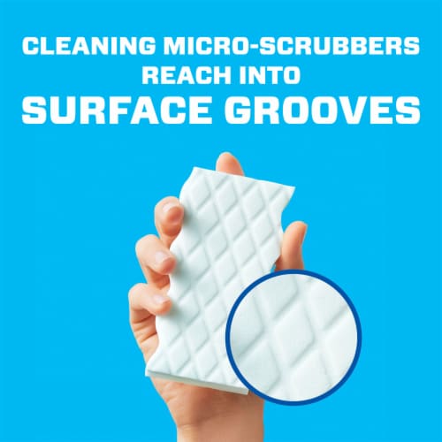 Mr. Clean Magic Eraser Ultra Thick Ultra Foamy Extra Durable Multi-Purpose Cleaning Pads Perspective: bottom