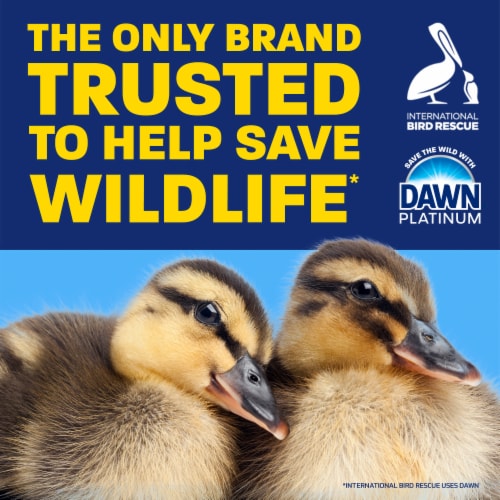 Dawn Platinum Wild Jasmine Scent EZ-Squeeze Liquid Dish Soap Perspective: bottom