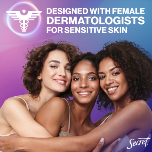 Secret Whole Body for Women Deodorant Aluminum Free with notes of Fresh Lilac Waterlily Perspective: bottom