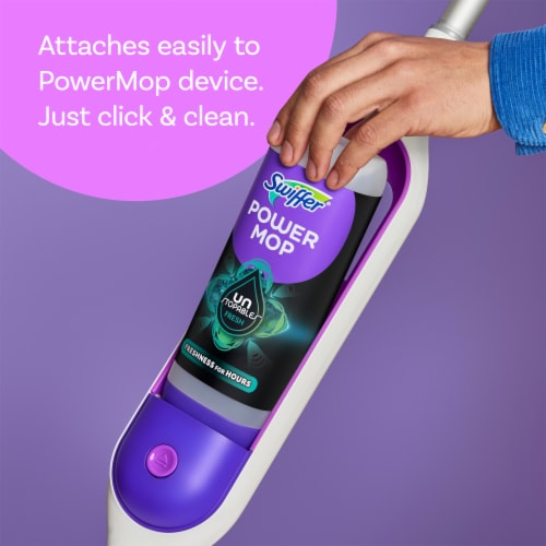 Swiffer PowerMop Floor Cleaning Solution with Unstopables Fresh Scent, 25.3 fl oz, 2 Pack Perspective: bottom