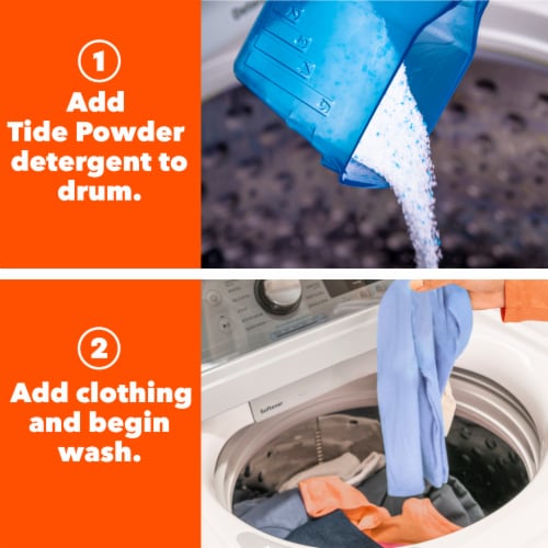Tide Original Scent Powder Laundry Detergent Perspective: bottom
