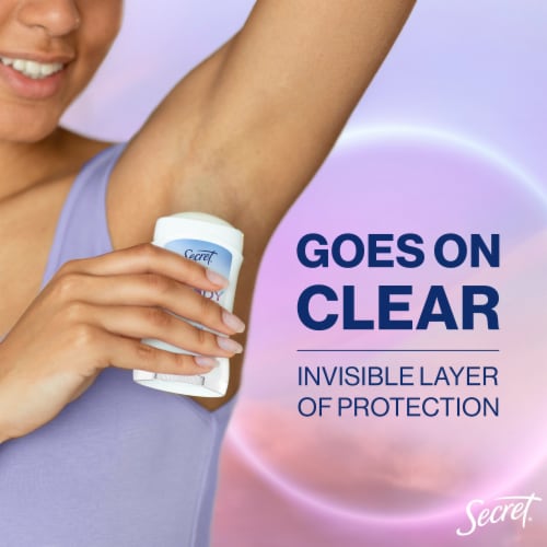 Secret Whole Body Aluminum-Free Dry Feel Stick +Absorbs Sweat, Deodorant Stick for Women Perspective: bottom