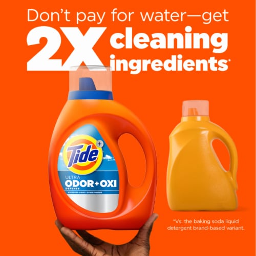 Tide With Ultra Oxi & Odor Eliminators Original Scent Liquid Laundry Detergent Perspective: bottom