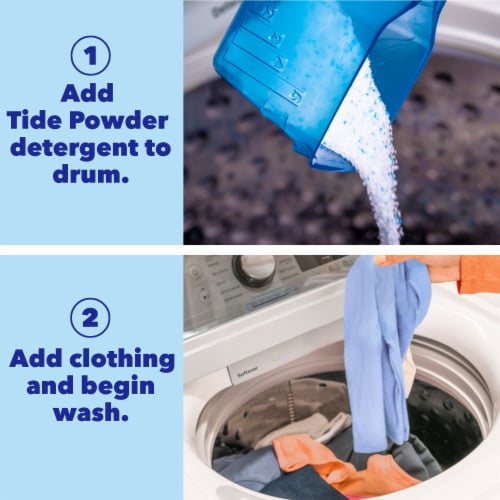 Tide Clean & Gentle Powder Laundry Detergent Perspective: bottom