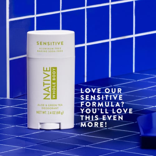 Native Aloe & Green Tea Sensitive Whole Body Deodorant Perspective: bottom