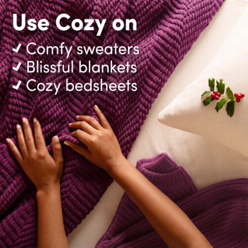 Downy Cozy Collection Liquid Fabric Softener Snow Berry Scent Perspective: bottom