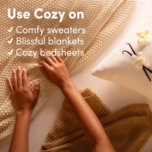 Downy Cozy Collection Liquid Fabric Softener Vanilla Cashmere Scent Perspective: bottom