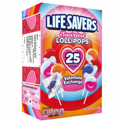 Life Savers® Lollipops Fruity Valentine's Day Candy Box Perspective: bottom
