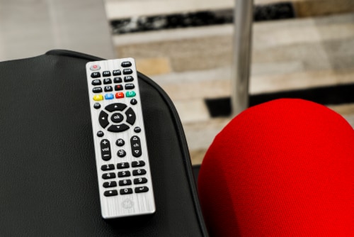 GE Designer Series 4 Device Universal Remote - Silver Perspective: bottom