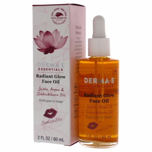 Derma-E Essentials Radiant Glow Face Oil Perspective: bottom