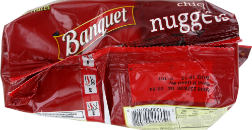 Banquet Chicken Nuggets Perspective: bottom