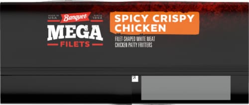 Banquet® MEGA Spicy Frozen Crispy Chicken Filets Perspective: bottom