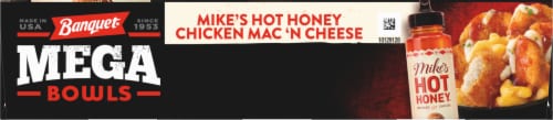 Banquet® MEGA Bowls Mike's Hot Honey® Chicken Mac 'n Cheese Frozen Meal Perspective: bottom