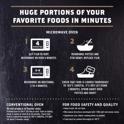 Banquet® Country Fried Chicken Mega Meal Perspective: bottom