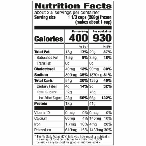 P.F. Chang's Home Menu Orange Chicken Skillet Meal Frozen Meal Perspective: bottom