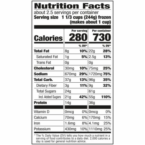 P.F. Chang's Home Menu General Chang's Chicken Skillet Meal Frozen Meal Perspective: bottom