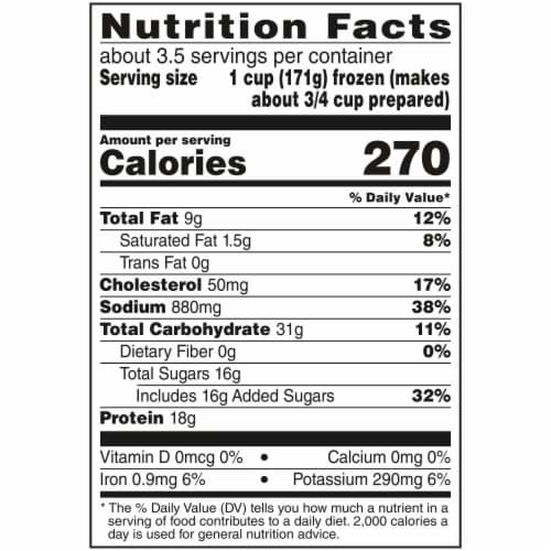P.F. Chang's® Home Menu Honey Chicken Skillet Frozen Meal Perspective: bottom