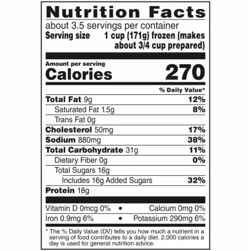 P.F. Chang's Home Menu Honey Chicken Skillet Meal Frozen Meal Perspective: bottom