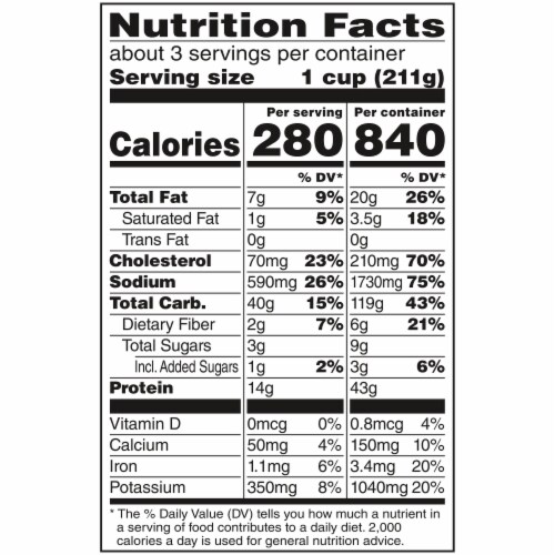 P.F. Chang's® Home Menu Chicken Fried Rice Skillet Frozen Meal Perspective: bottom