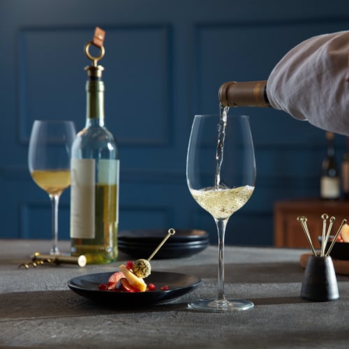 Libbey Signature Kentfield Estate All-Purpose Wine Glasses Set Perspective: bottom