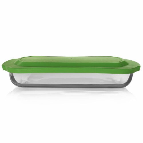 Libbey Baker s Basics 2 Piece Glass Casserole Baking Dish Set with Plastic Lids 2 Piece Set Fred Meyer