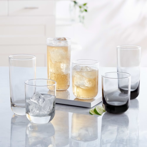 Libbey Polaris Tumbler Glasses Set Perspective: bottom