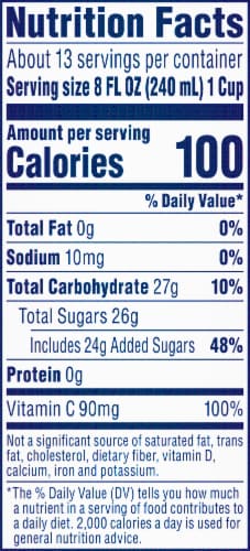 Ocean Spray® Cran-Mango™ Juice Perspective: bottom