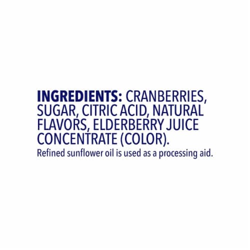 OCEAN SPRAY Craisins Orange Flavored Dried Cranberries 1.16 oz 200/Pack 307-00079 Perspective: bottom